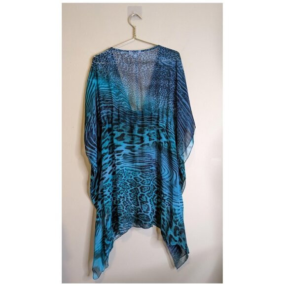 ELAN Beach animal print coverup - Picture 2 of 3